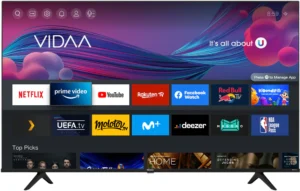 HISENSE 43A62G  LEDTV 108cm UHD 60Hz T2/C/S Smart TV  BT HDR QuardC 3xHDMI F sw