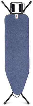 Brabantia Größe B Denim Blue mit Dampfstopmulde, Bügeltisch