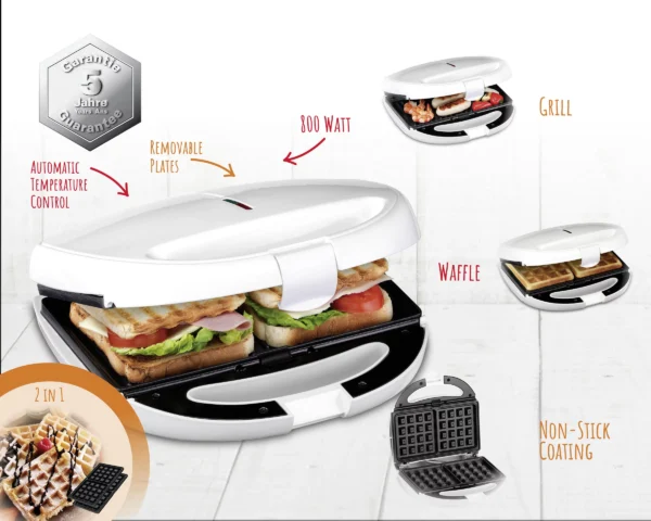 Trisa Sandwich Toaster Tasty Snack – Bild 4