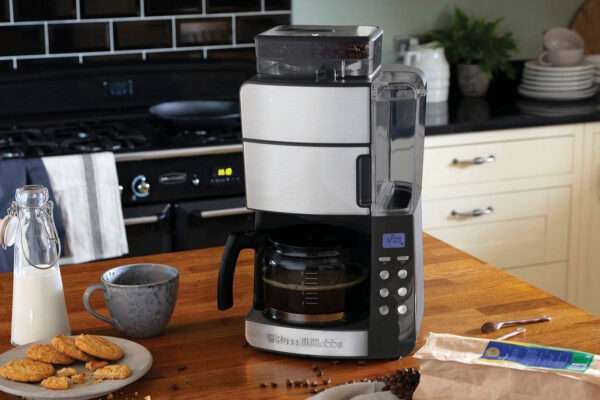 Russell Hobbs Grind & Brew Glass, Kaffeemaschine mit integriertem Mahlwerk – Bild 3